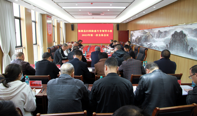 镇雄县召开扫黑除恶斗争领导小组本年度第一次会议